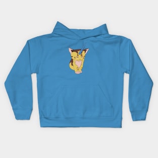 Kittycorn in brown Kids Hoodie